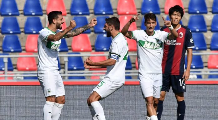 Rimonta Sassuolo, 4-3 a Bologna e secondo posto