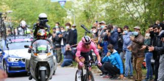 Geoghegan Hart vince 15^ tappa a Piancavallo, Almeida resta rosa