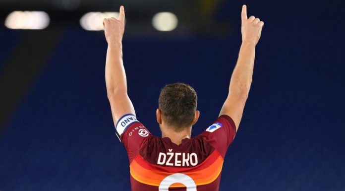 Pokerissimo della Roma contro il Benevento, doppietta di Dzeko