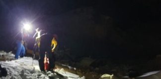 Precipita un elicottero sul monte Bianco, un morto e un ferito