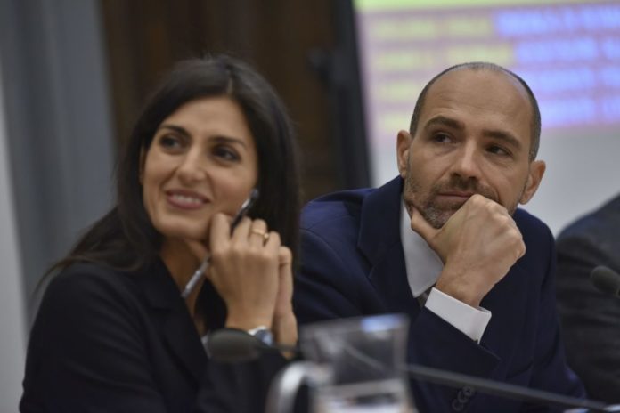 VIRGINIA RAGGI SINDACA DANIELE FRONGIA ASSESSORE ROMA CAPITALE