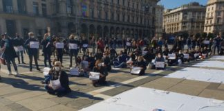Milano, in piazza Duomo ristoratori ‘a terrà “Chiusure ci uccidono”