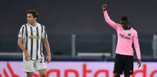 Juve cede al Barca, Dembelè e Messi in gol allo Stadium