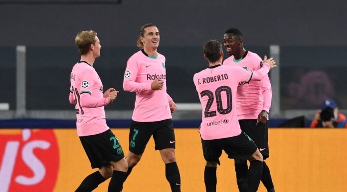 La Juve cede al Barca, Dembelè-Messi gol allo Stadium