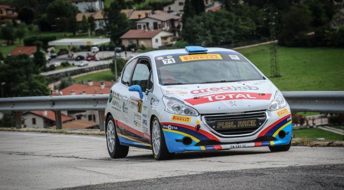 Zorra vince a Bassano, nuovo leader Peugeot Competition 208 Rally Cup Pro