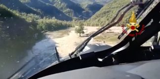 Il Po salito di 6 metri in un giorno, campi agricoli sott’acqua