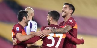 La Roma batte 2-0 la Fiorentina, decidono Spinazzola e Pedro