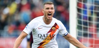 La Roma perde Dzeko, è positivo al coronavirus