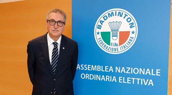 Badminton, Carlo Beninati confermato presidente FIBa