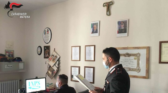 Scoperti 31 furbetti del reddito di cittadinanza in provincia Matera