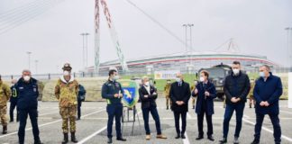Torino, apre hotspot per tamponi nel parcheggio Stadium Juve
