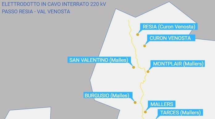 Terna,85 mln per un nuovo collegamento “invisibile” tra Italia e Austria