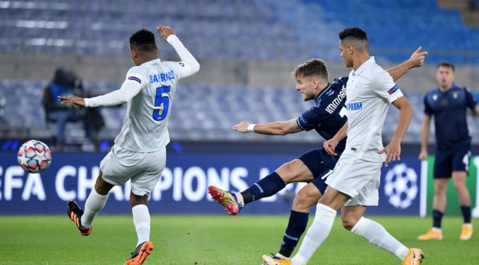 Doppietta Immobile e Parolo, Lazio batte Zenit 3-1