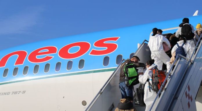 Malpensa, con Neos decolla il primo volo covid free internazionale