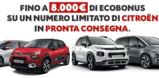 Ecobonus su Citroen in pronta consegna