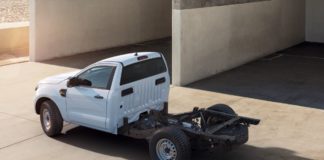 Ford Ranger ancora più versatile con la versione Chassis Cab
