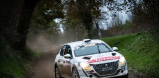 Andreucci campione italiano due ruote motrici con la Peugeot 208 Rally 4