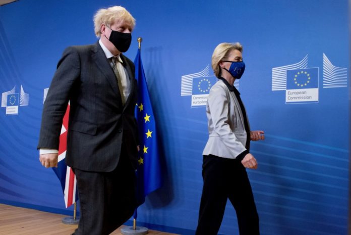Ursula von der Leyen, Boris Johnson