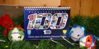 Fiamme Gialle festeggiano 100 anni di atletica col calendario 2021