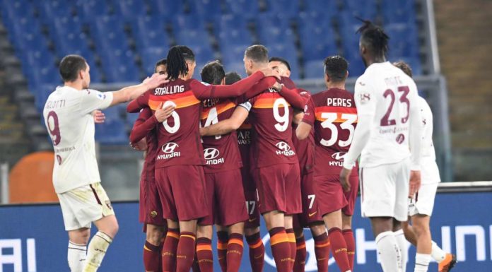 La Roma vince 3-1, notte fonda per il Torino