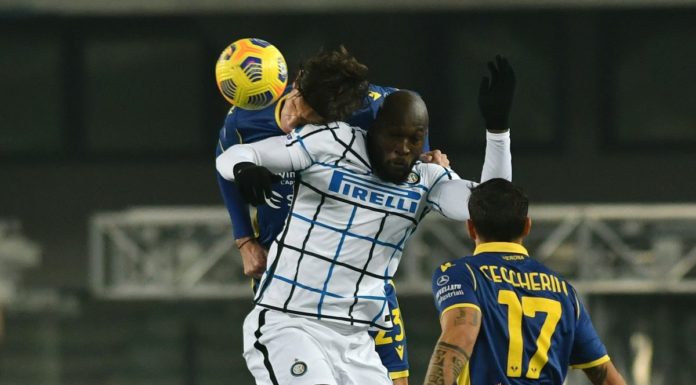 Inter chiude l’anno con una vittoria, Verona battuto 2-1
