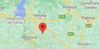 Scossa di magnitudo 4.4 vicino Verona