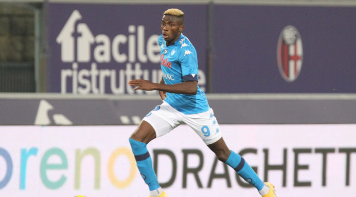 Napoli, Victor Osimhen positivo