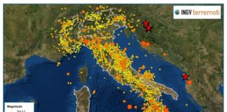 Terremoti, nel 2020 Ingv ne ha localizzati in media 45 al giorno