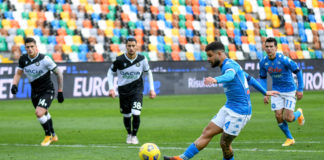 Napoli in extremis a Udine, vincono Lazio e Verona