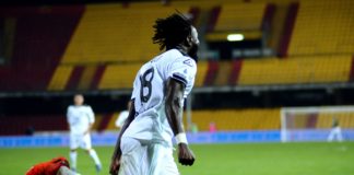 Spezia-Sampdoria 2-1, Nzola decide su rigore il derby ligure