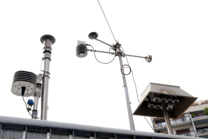 CENTRALINA CONTROLLO MONITORAGGIO QUALITA'ARIA INQUINAMENTO SMOG