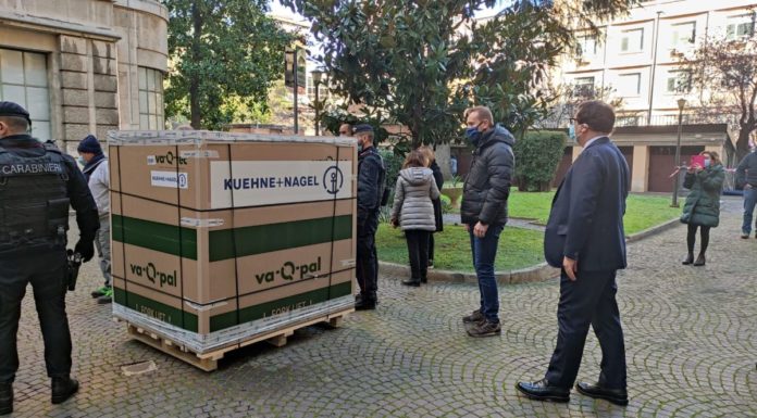 All’Istituto Superiore di Sanità prime 47 mila dosi del vaccino Moderna