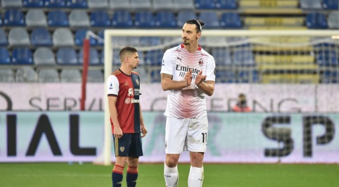 Doppietta di Ibrahimovic, il Milan vince a Cagliari per 2-0