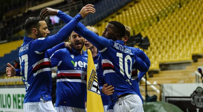 La Sampdoria espugna il Tardini, Parma sconfitto 2-0