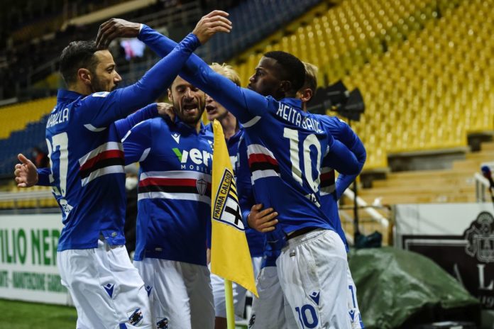 Parma-Sampdoria serie A