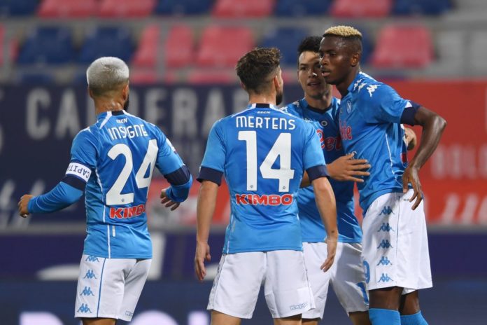 Soccer: Serie A 2020-2021 : Bologna 0-1 Napoli