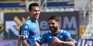 Napoli a valanga sui viola, pari Sassuolo, sorride il Crotone