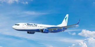 Nuovo volo Blue Air sulla rotta Torino-Palermo