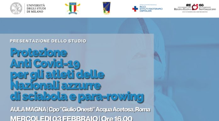 Domani presentazione a Roma studio protezione anti-Covid