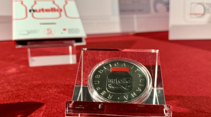 Una moneta da 5 euro dedicata alla Nutella