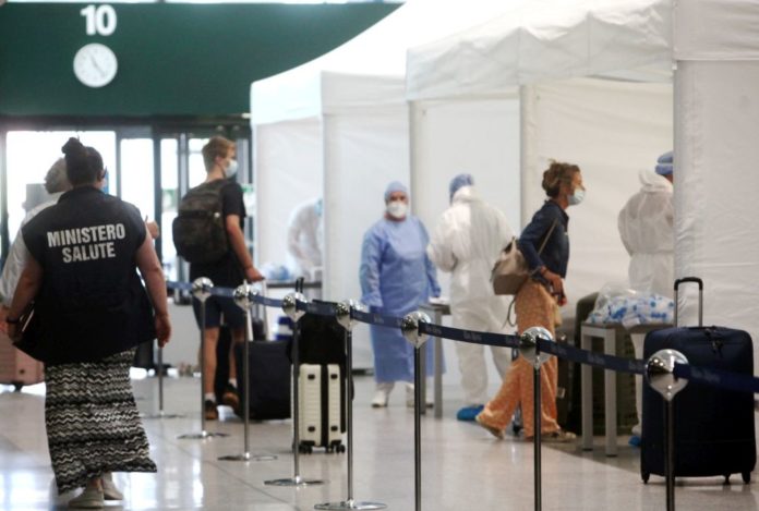 TAMPONI PASSEGGERI AEROPORTO MALPENSA