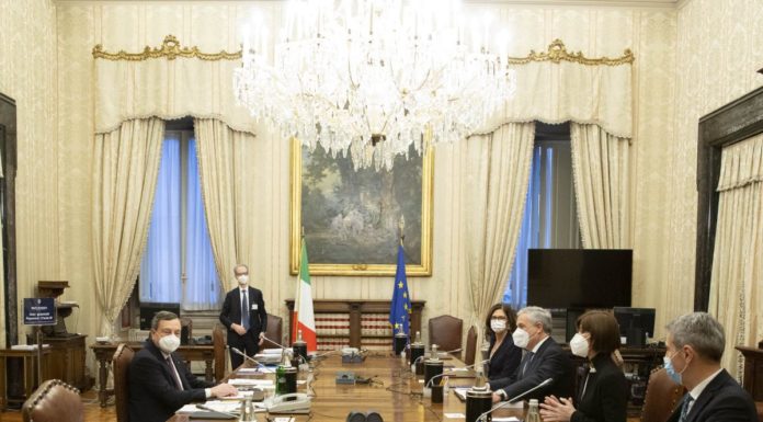 Tajani “Sostegno a Draghi per il Governo dei migliori”