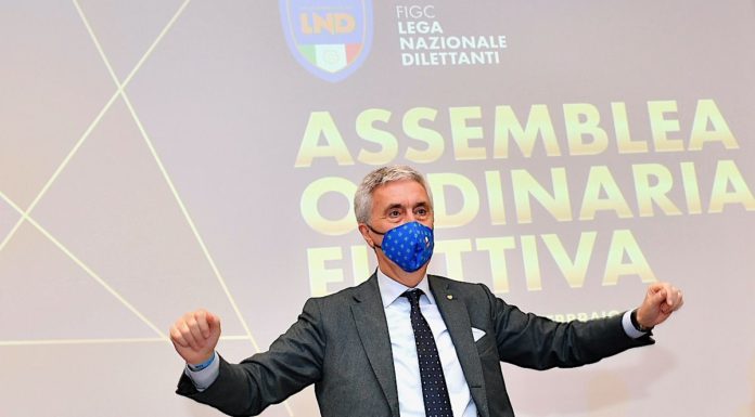 Sibilia confermato presidente Lnd “Felice e orgoglioso”