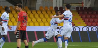 Keita risponde a Caprari, in parità Benevento-Sampdoria