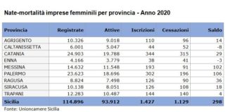 In Sicilia +0,54% di imprese “rosa” nel 2020
