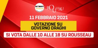 M5S, domani il voto sul sostegno al Governo Draghi