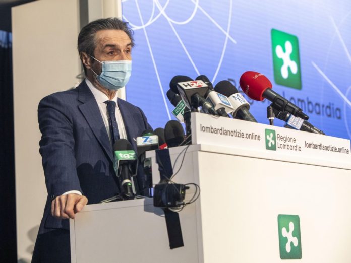 CONFERENZA STAMPA REGIONE LOMBARDIA SU PIANO VACCINALE