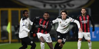 Maggiore e Bastoni fermano il Milan, Spezia vince 2-0