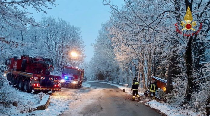 Maltempo, oltre mille interventi dei Vigili del Fuoco in ultime 24 ore
