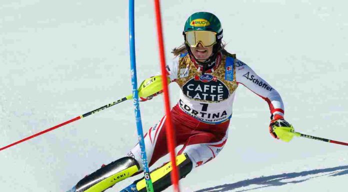 Liensberger oro in slalom a Cortina, Irene Curtoni 18^